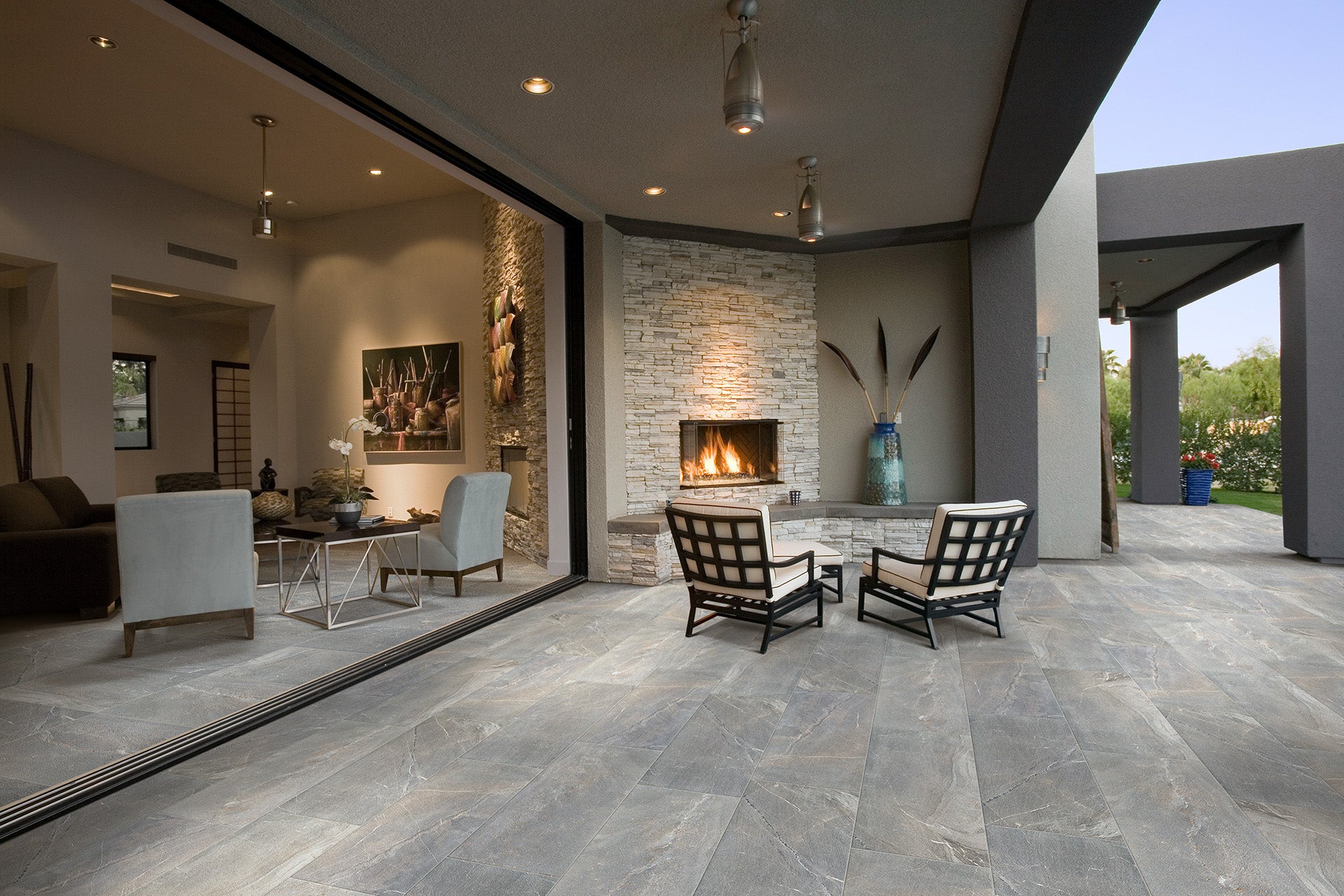 Modern Slate-Porcelain-Paramount Flooring-KNB Mills