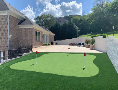 Club Champion-Synthetic Grass Turf-GrassTex-G-Verde/Olive-Silverback- Unperforated-3/8"-KNB Mills