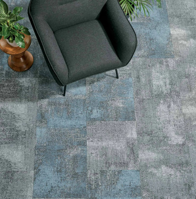 Comfortable Concrete Carpet Tile-Carpet Tile-Milliken-URP133-141-05 Chartreu Flint-KNB Mills