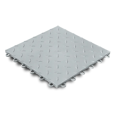Diamondtrax 12-Series-Garage Tiles-Swisstrax-Pearl Silver-KNB Mills