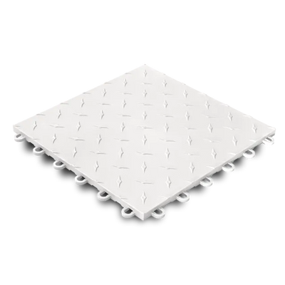 Diamondtrax 12-Series-Garage Tiles-Swisstrax-Arctic White-KNB Mills