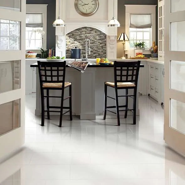 Diva 12x24-Tile Stone-Shaw Floors-White 00100-KNB Mills