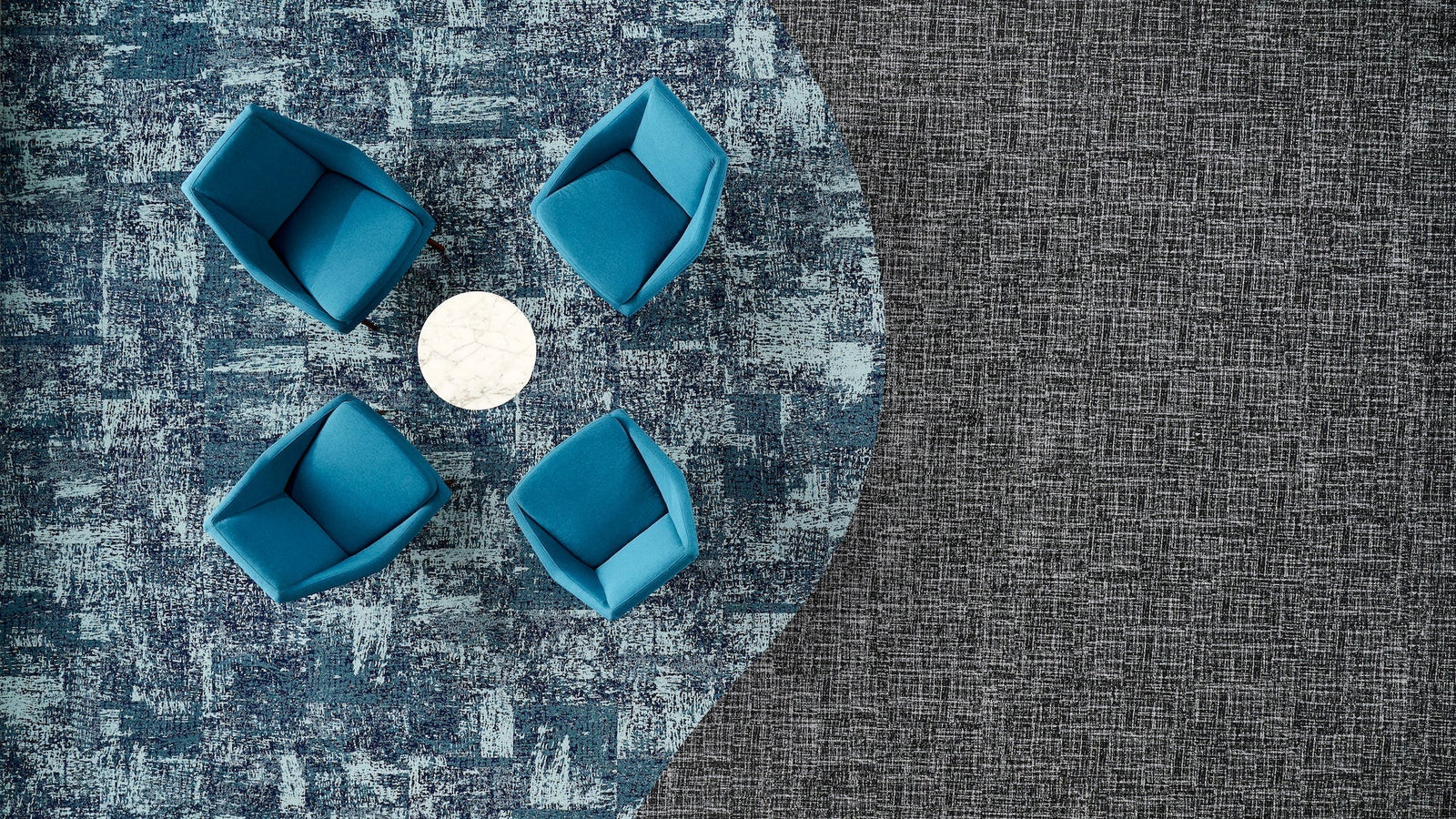 Grain & Bias Carpet Tile-Carpet Tile-Milliken-Needlework 1-KNB Mills