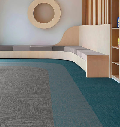 Grounded Spaces-Carpet Tile-Shaw Contract-KNB Mills