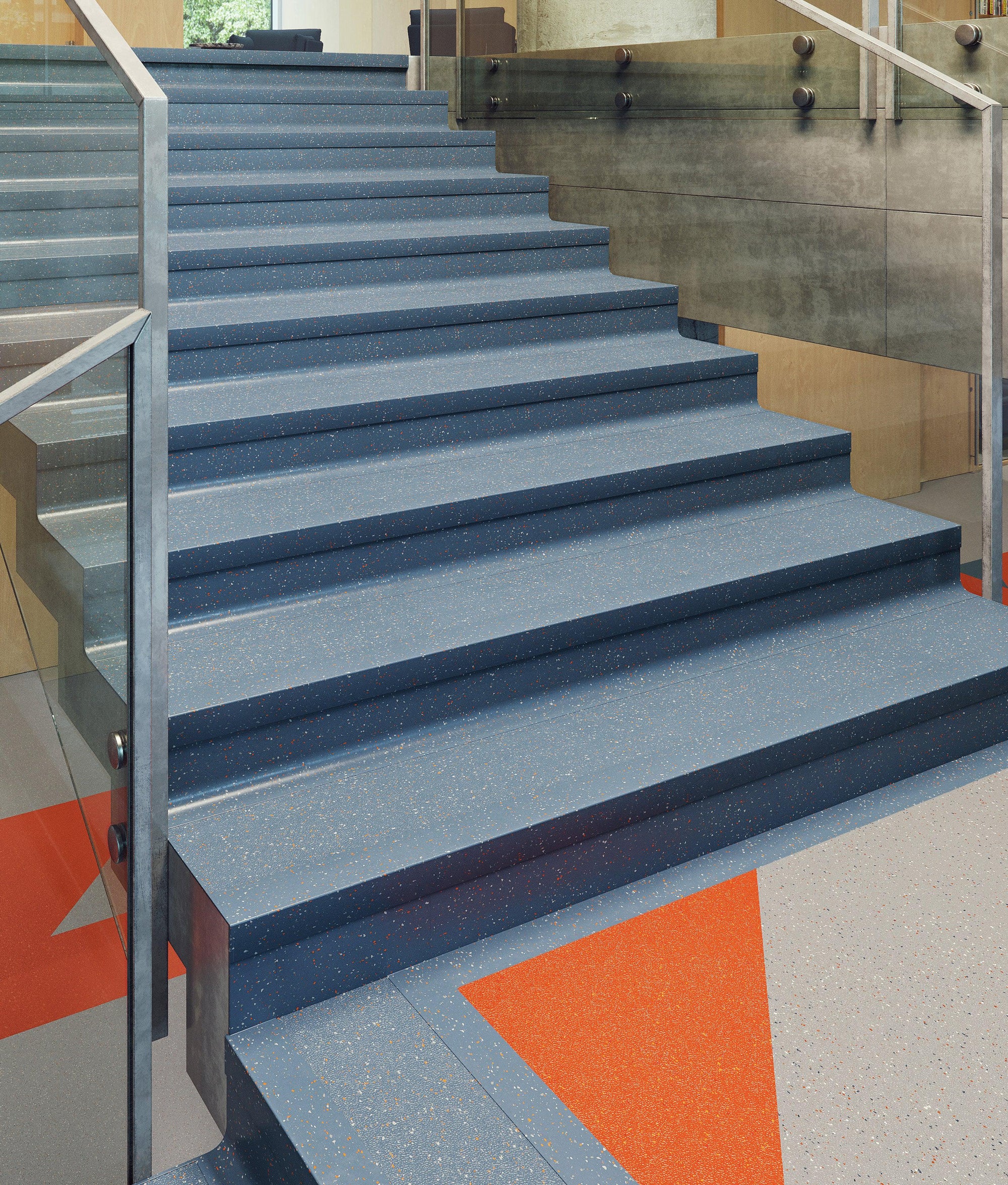johnsonite rubber stair tread Johnsonite Color Splash
