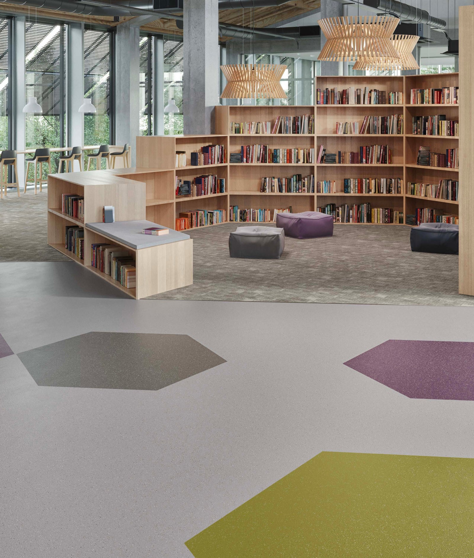 Johnsonite Color Splash-Rubber Tile-Tarkett-Adirondack-KNB Mills