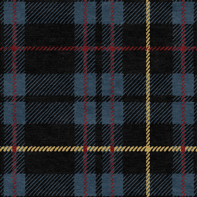 Kilted Plaid-Ridgeline Print-Shelmarc-KP-802 Cadet Blue-KNB Mills