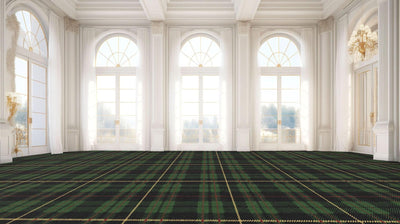 Kilted Plaid-Ridgeline Print-Shelmarc-KP-800 Forest Green-KNB Mills