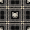 Kilted Plaid II-Ridgeline Print-Shelmarc-Grayscale-KNB Mills