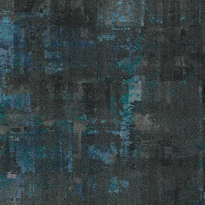 Loud Speaker Carpet Tile-Carpet Tile-Milliken-WOF201-119 Teal Detail-KNB Mills