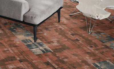 Loud Speaker Carpet Tile-Carpet Tile-Milliken-MDR201-197 Teal Blend-KNB Mills