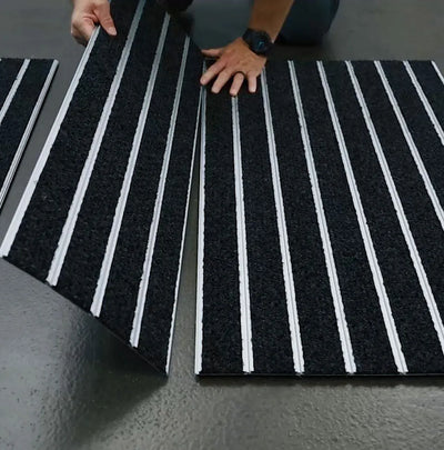OBEX Bar Entrance Flooring-Entrance Flooring-Milliken-CUTX Grey-KNB Mills