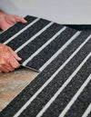 OBEX Bar Entrance Flooring-Entrance Flooring-Milliken-CUTX Grey-KNB Mills