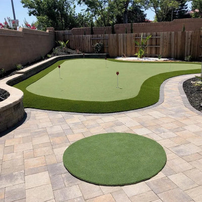 Perfect Putt-Synthetic Grass Turf-GrassTex-G-Spring Green-Silverback- Unperforated-9/16"-KNB Mills