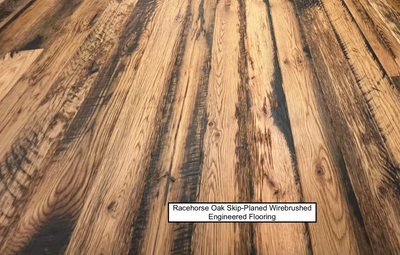 Racehorse Oak Skip-Planed Wirebrush